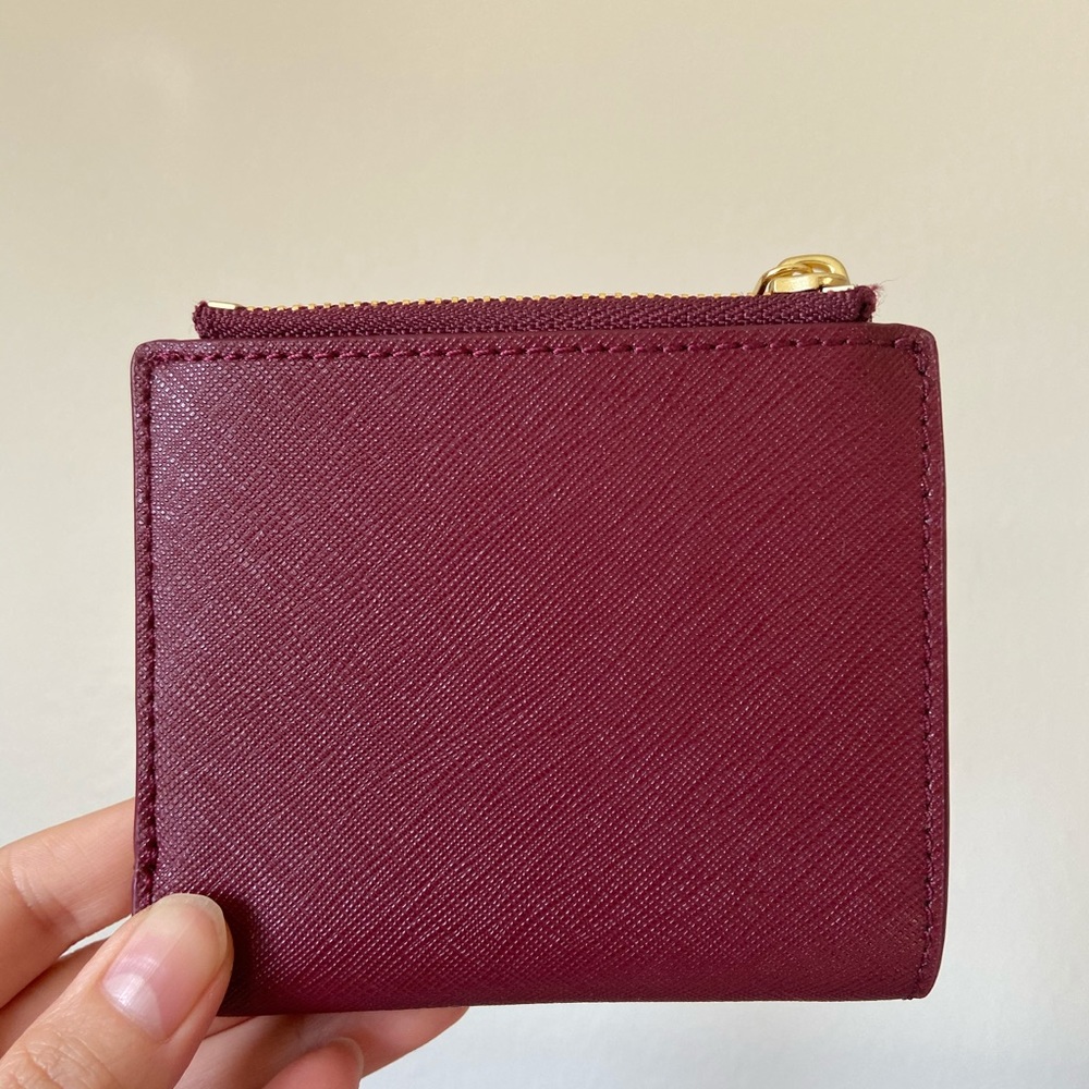 **SOLD**Tory Burch Robinson Mini Wallet Imperial - Picture 2 of 5